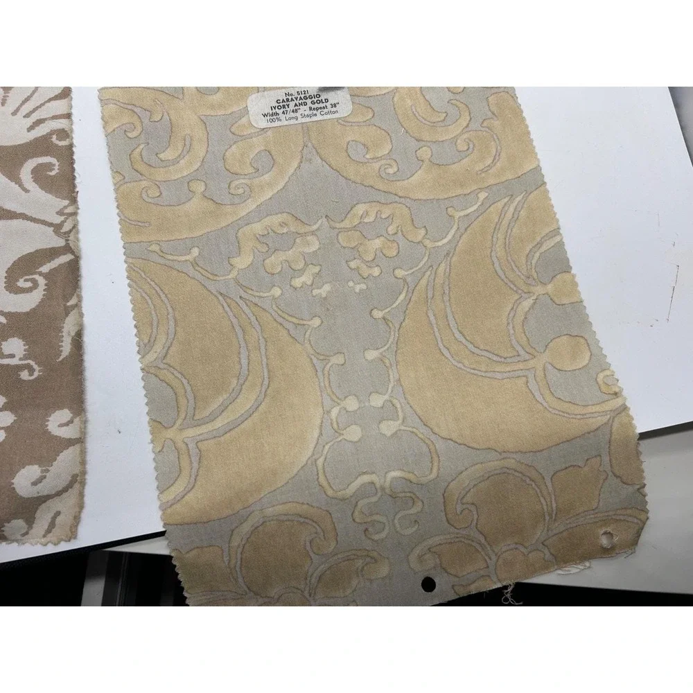 Vtg Six Rare FORTUNY Sample Pieces - Stunning Hard to Find Patterns & Colors